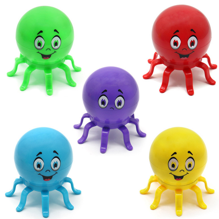 Luminous Octopus Tobacco Grinder Creative Cute Zinc alloy & Plastic LED Herb Crusher for Smoking