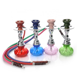 Hot Selling Portable Pumpkin Glass Bottle Shisha Hookah Smoking Hookah Charcoal Holder