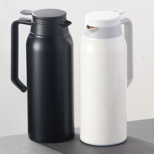 1500ml reusable stainless steel thermos pot vacuum flask stainless steel insulated thermal coffee carafe