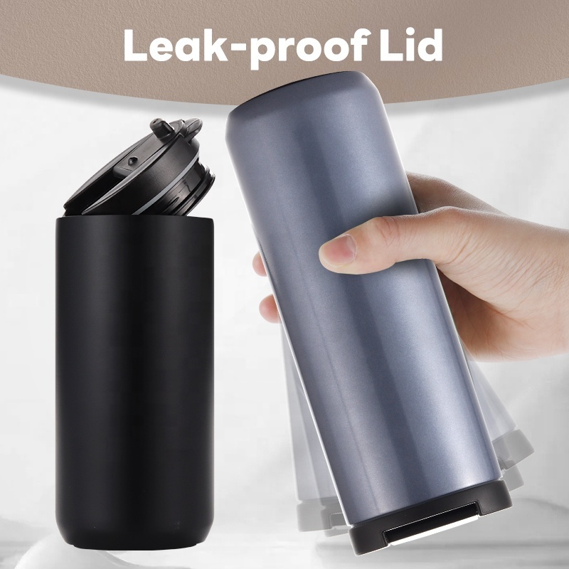 400ml 550ml Reusable Double Walled Vacuum Insulated Thermal Travel Coffee Stainless Steel Tumbler Mug Cups with Lids