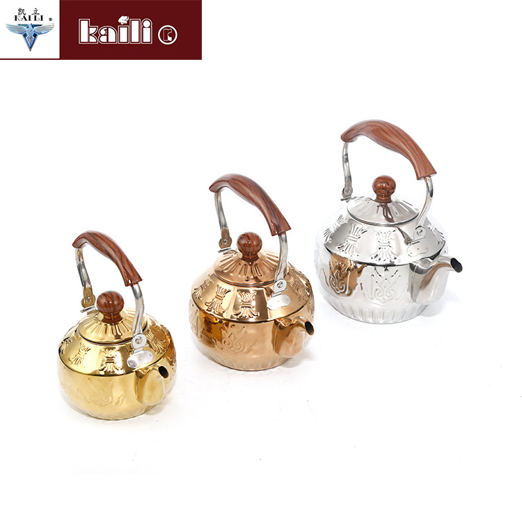 Prompt delivery safety item Titanium plating Kettle camping kettle