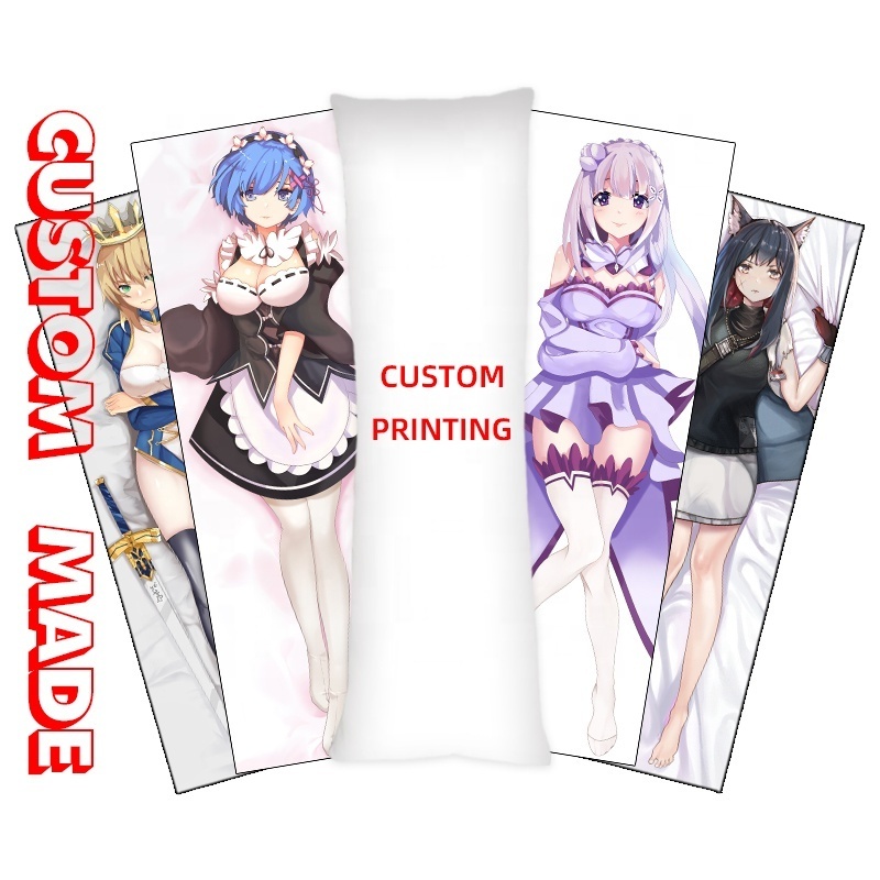 Naked sexy anime girls decorative custom body pillow case cheap dakimakura custom printed pillow