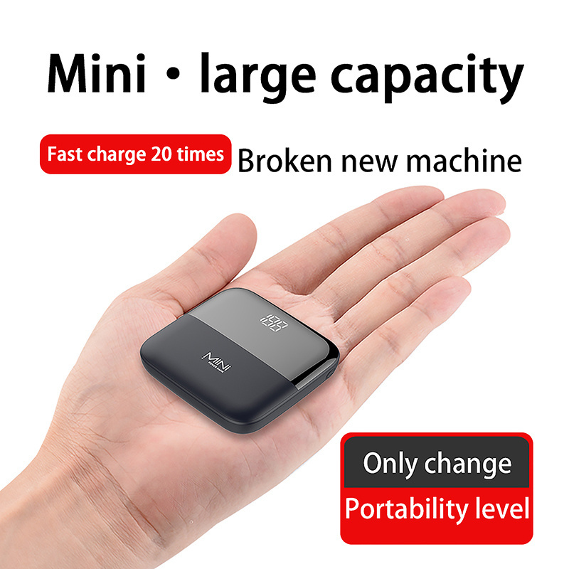 Supplier Wireless Power Bank  Magnetic Battery 10000 Mah Charging Power Bank For Phone Ultra Thin Mini Type C Power Bank