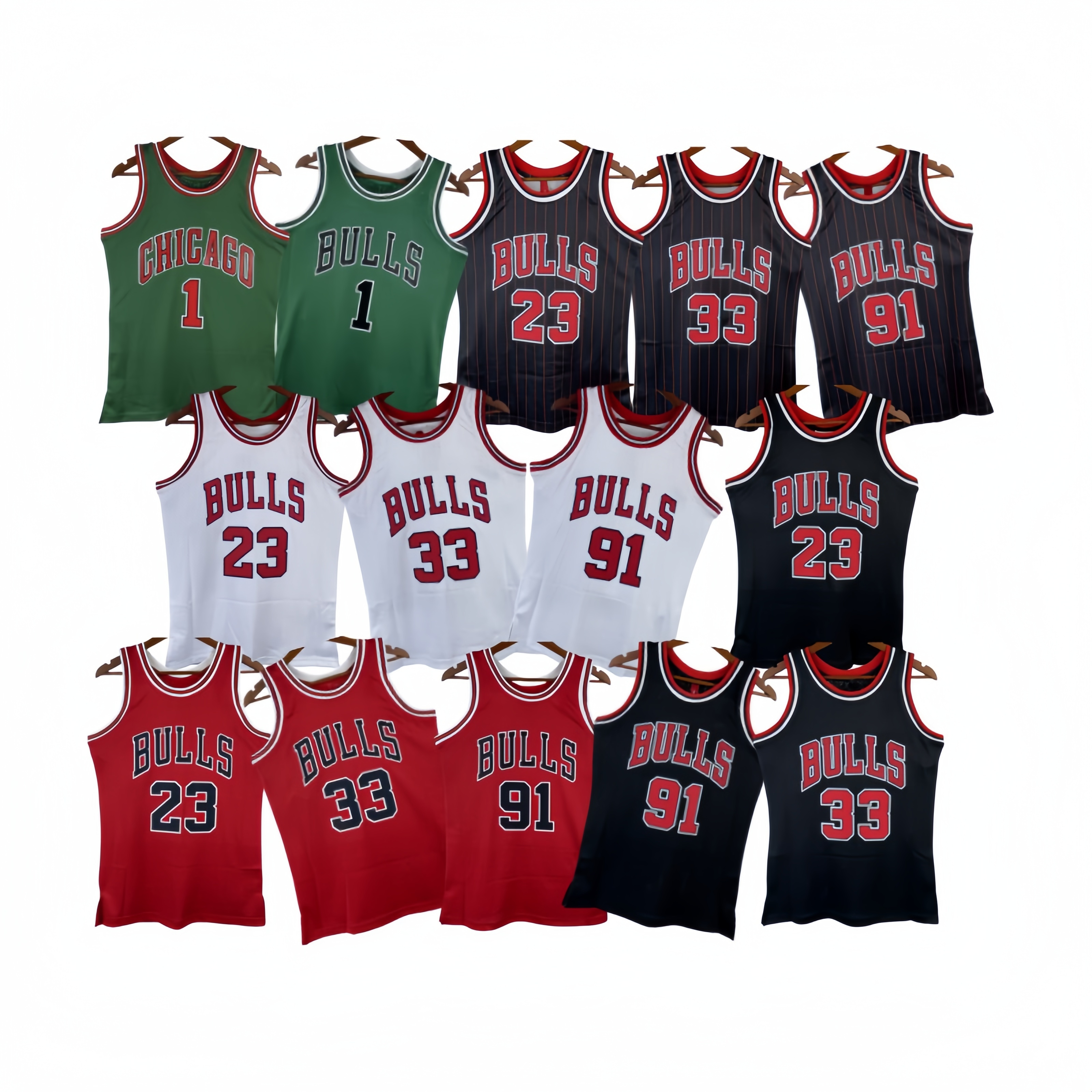 USA basketball M&N quickdry high quality Chicago jersey basketball retro basketball jersey for Pippen Rodman