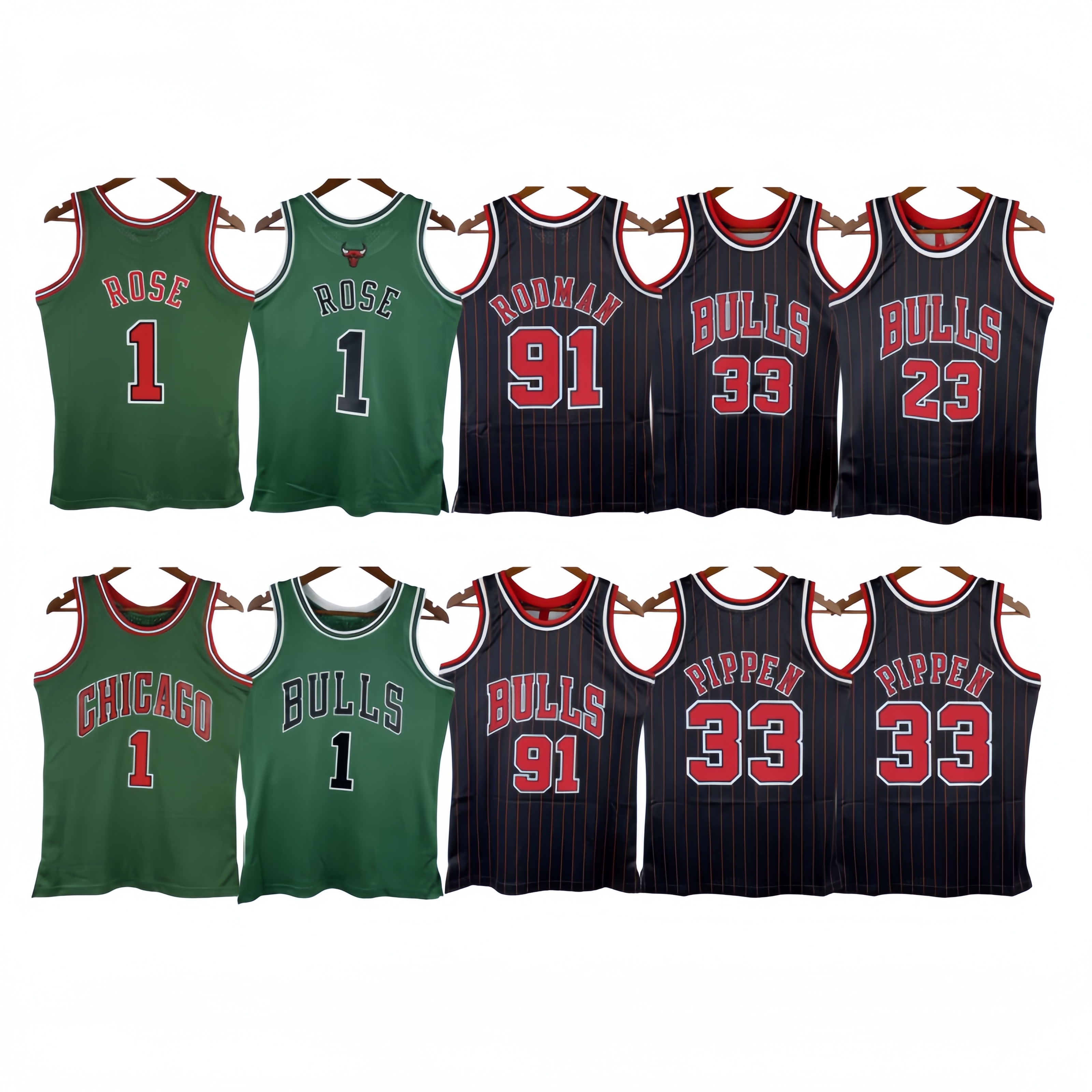 USA basketball M&N quickdry high quality Chicago jersey basketball retro basketball jersey for Pippen Rodman