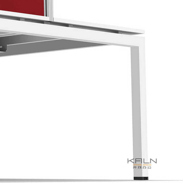 KL-42 series office 6 person workstation  for staff desk in modern style with metal frame