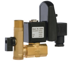 KLQD OEM ODM High Quality 1/2" 24V Solenoid Valve Electronic Auto Drain Valve Electronic Automatic Water Drain Valve.