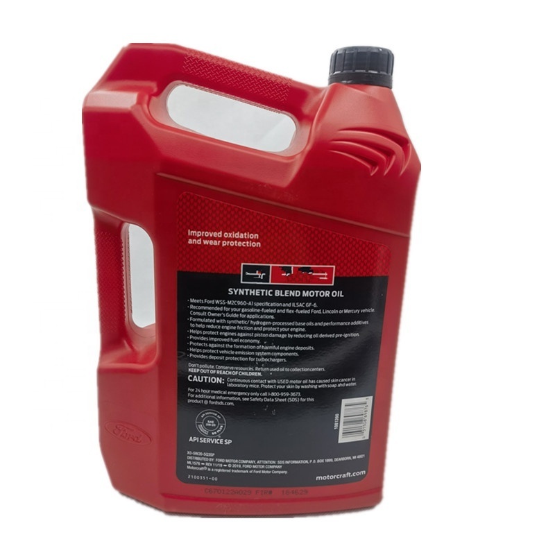 Ford motor oil SAE5w - 20 total synthesis engine synthetic oil mixed 4.73 litres of 2100347-00 lubricating oil