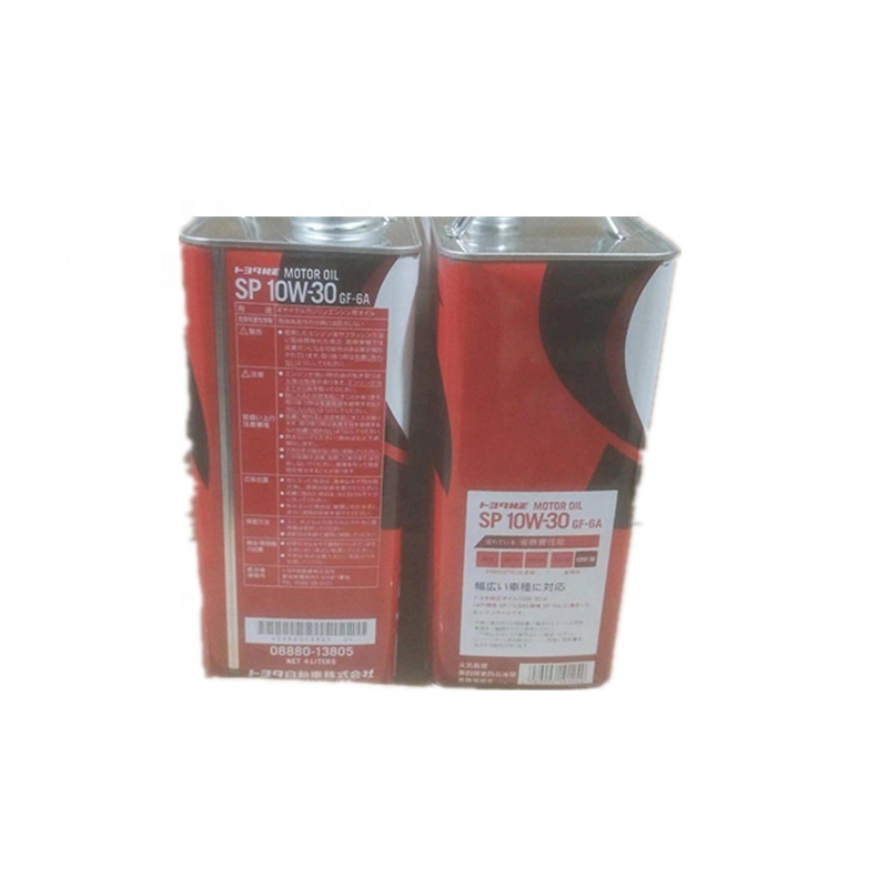 Toyota oil drum SP10W30 all synthetic engine oil lubricating oil 4 litres of 08880-13805