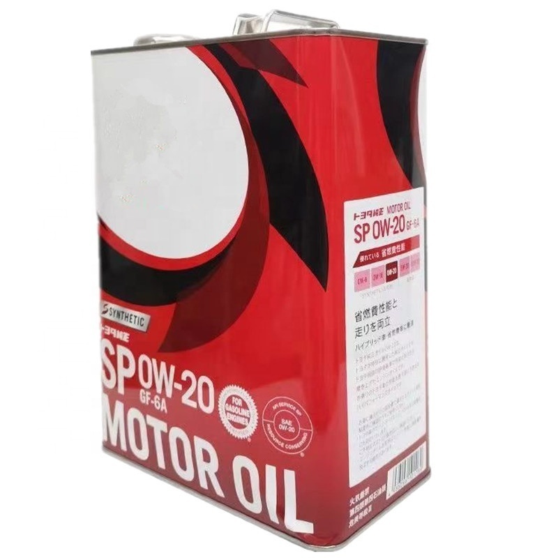 Toyota 4L Iron Bucket Fully Synthesized SP0W-20 Engine Lubricating Oil Automotive Base Oil