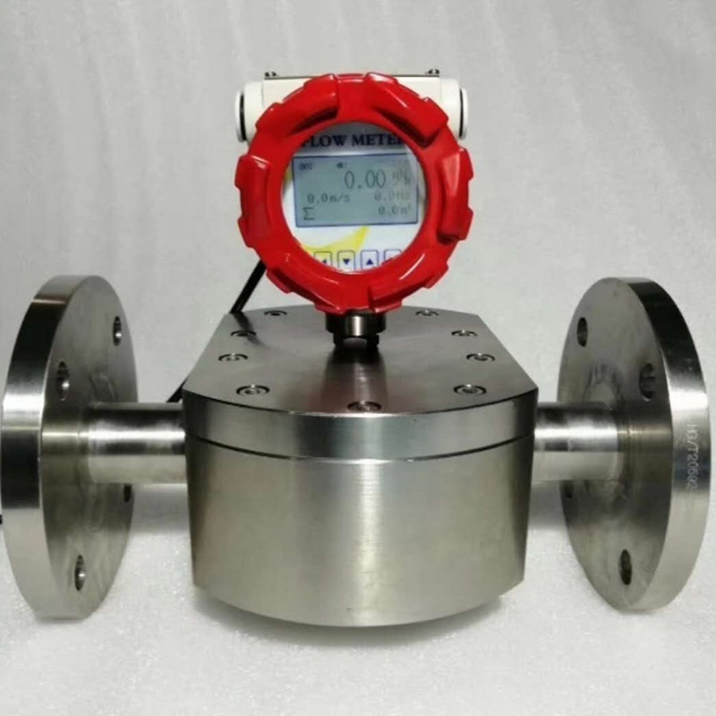 Digital gear positive displacement flow meter