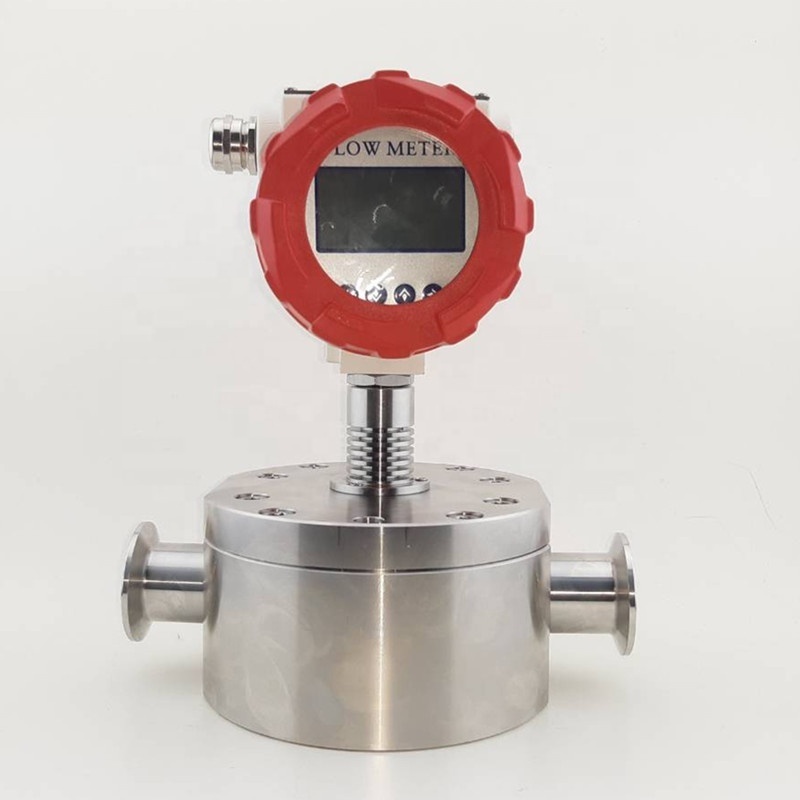 Digital gear positive displacement flow meter