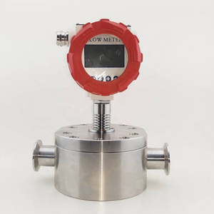 Digital gear positive displacement flow meter