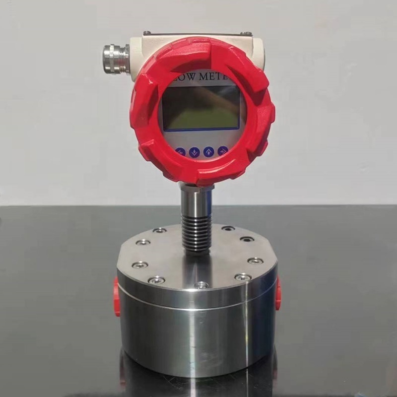 Digital gear positive displacement flow meter