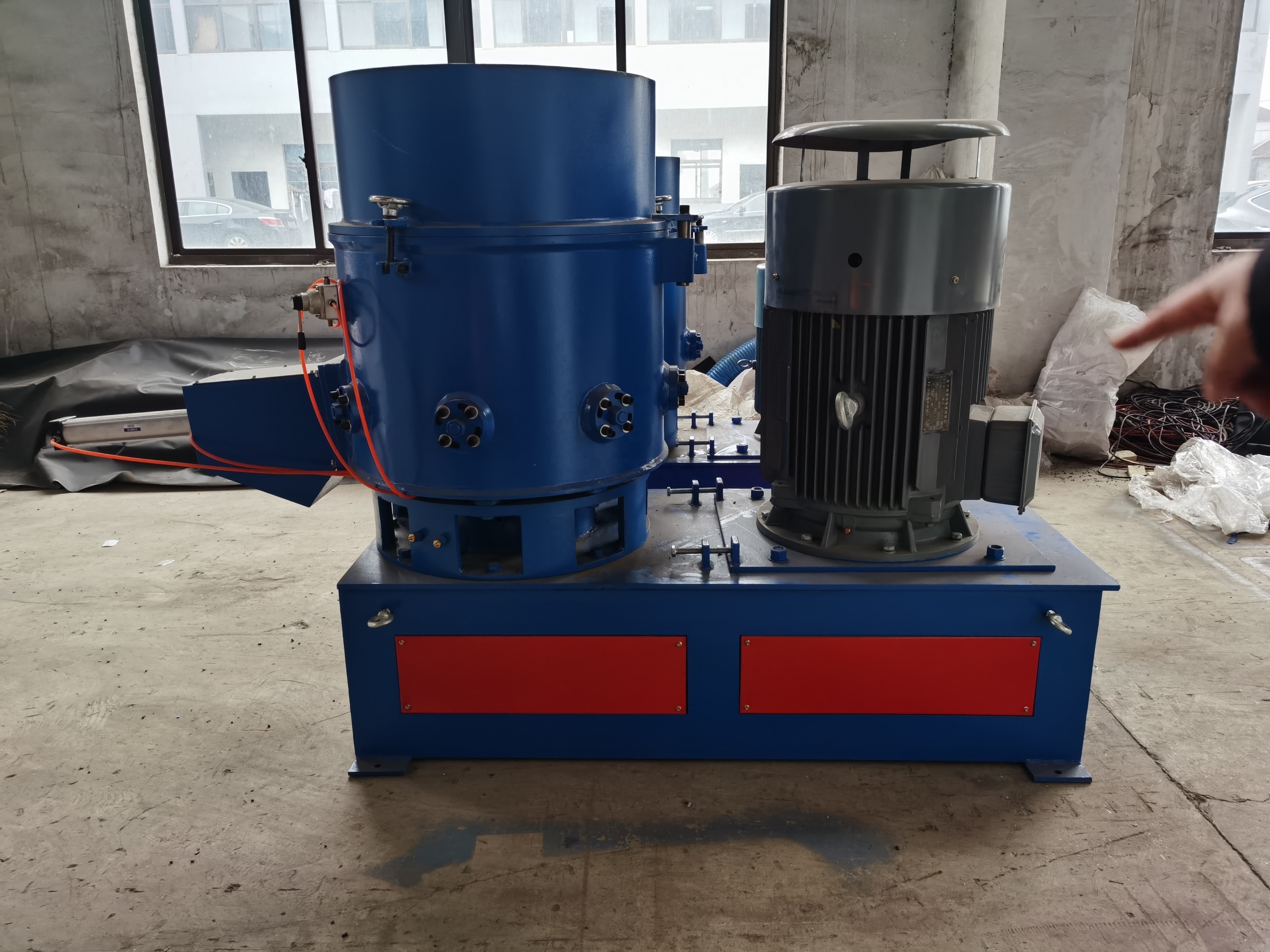 Kailong Machinery KL-600 Hot Sale Recycling Plastic Shredder Machine tire shredder for rent plastic agglomerator machine