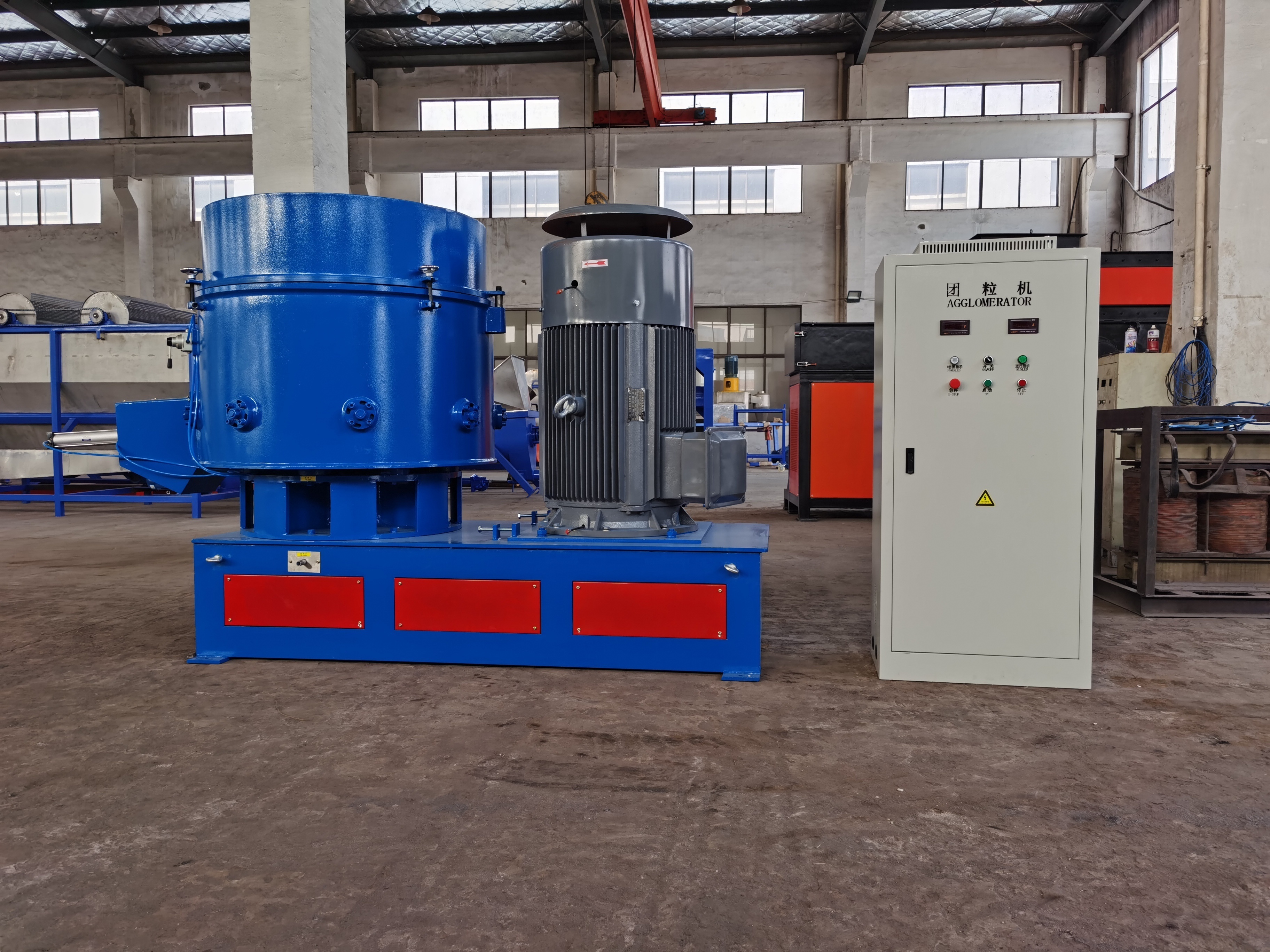 Kailong Machinery KL-600 Hot Sale Recycling Plastic Shredder Machine tire shredder for rent plastic agglomerator machine