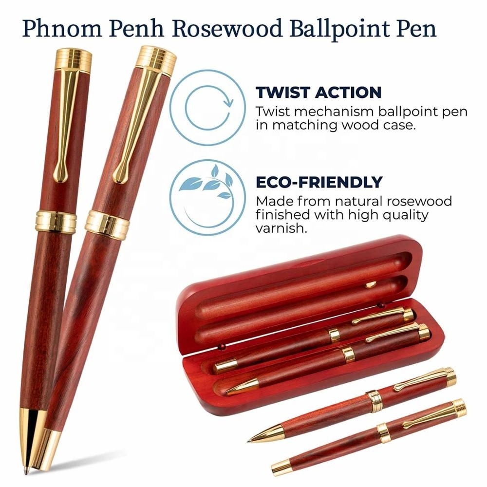 Nice Quality Wood Turning Pen Kits Stylish Look Roller Pen With Customized Logo Gift Ballpen