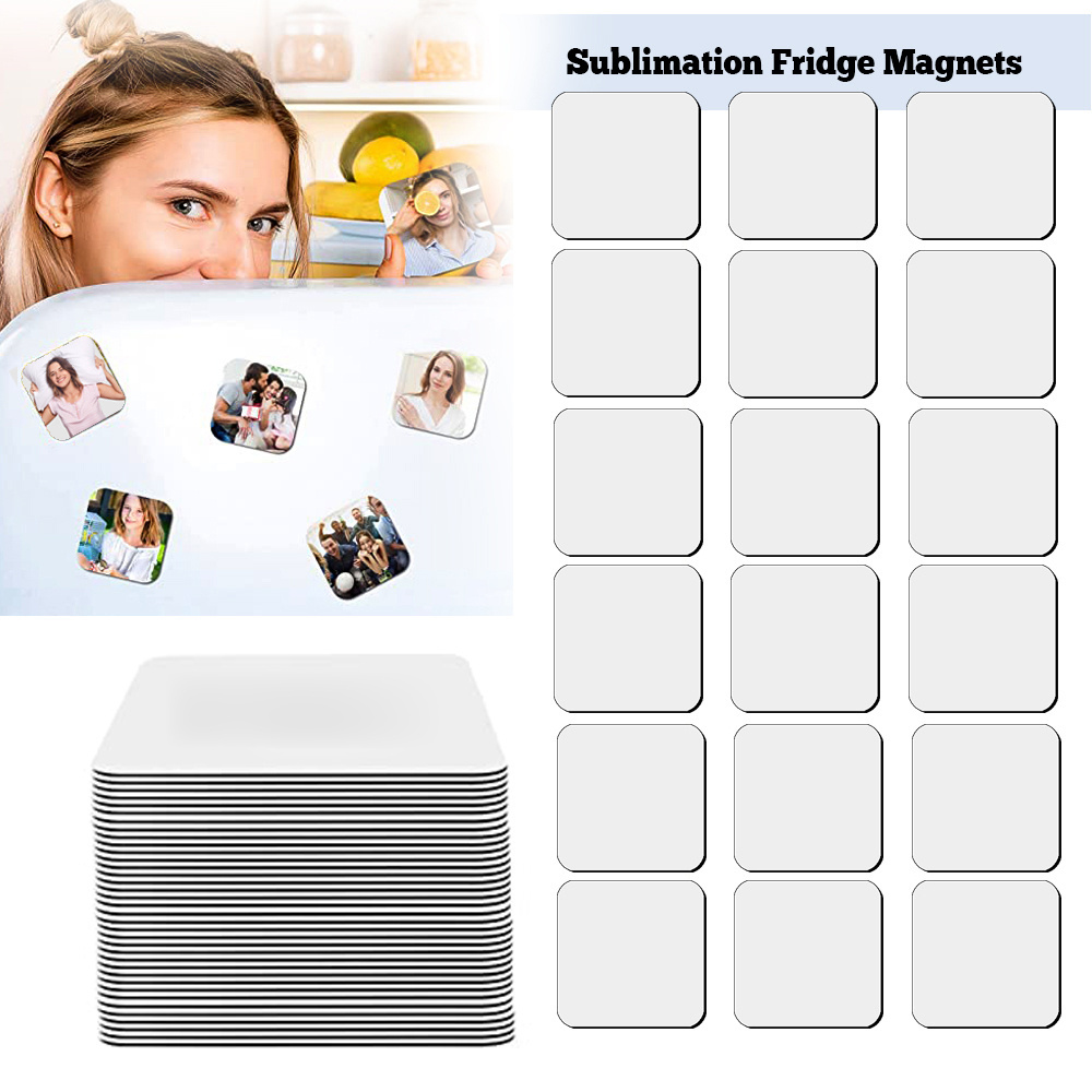 Promotional Photo Tourism Souvenir Sublimation Printing Fridge Magnet Daily Travel Gift Sublimation Blank Fridge Magnes 100pcs