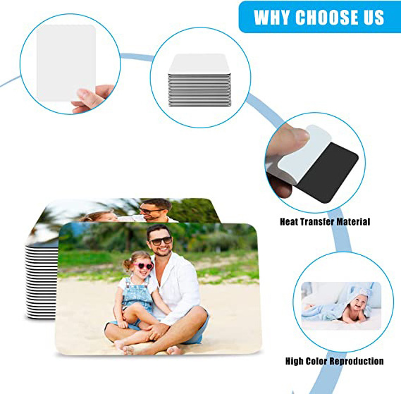 Promotional Photo Tourism Souvenir Sublimation Printing Fridge Magnet Daily Travel Gift Sublimation Blank Fridge Magnes 100pcs