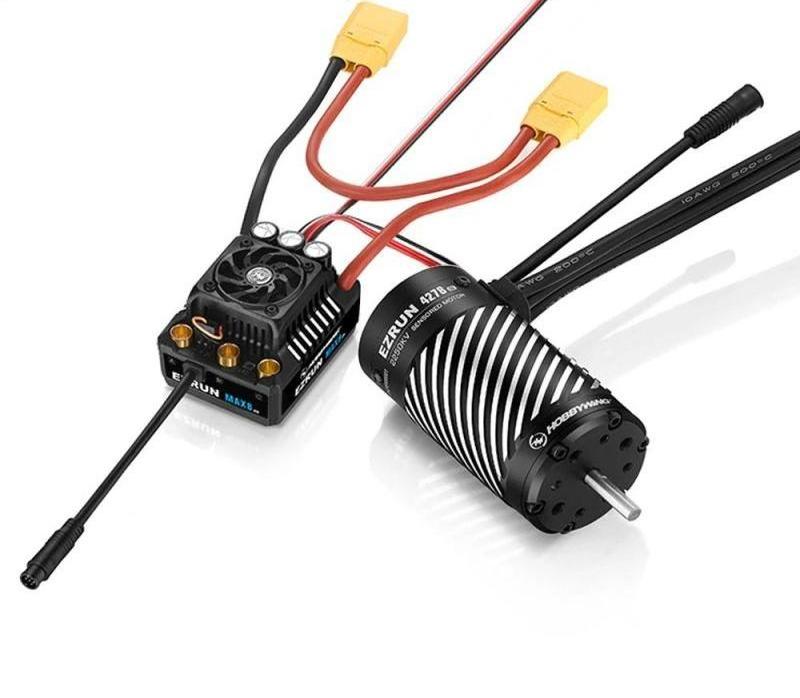 Hobbywing EZRUN MAX8 G2 160A 3-6S Brushless Sensored ESC & 4278SD 3-6S 2250KV/4268SD 3-4S 2500KV Motor For 1/8 1/10 Truck Car