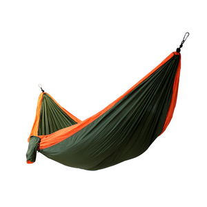 DURABLE OUTDOOR CAMPING PORTABLE DOUBLE TWO PERSON LIGHTWEIGHT NYLON PARACHUTE HAMMOCK