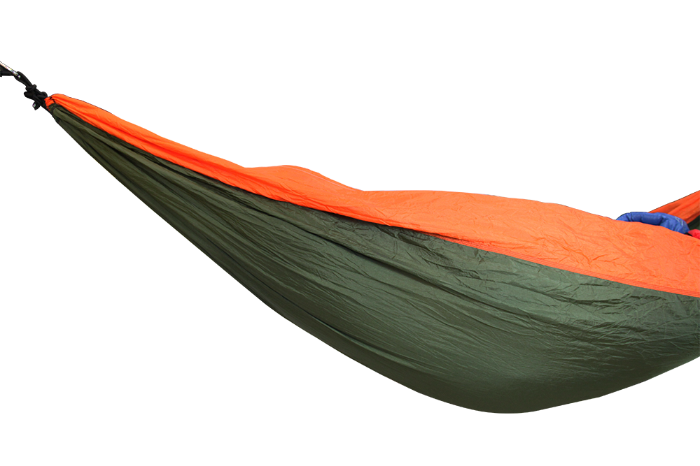 DURABLE OUTDOOR CAMPING PORTABLE DOUBLE TWO PERSON LIGHTWEIGHT NYLON PARACHUTE HAMMOCK