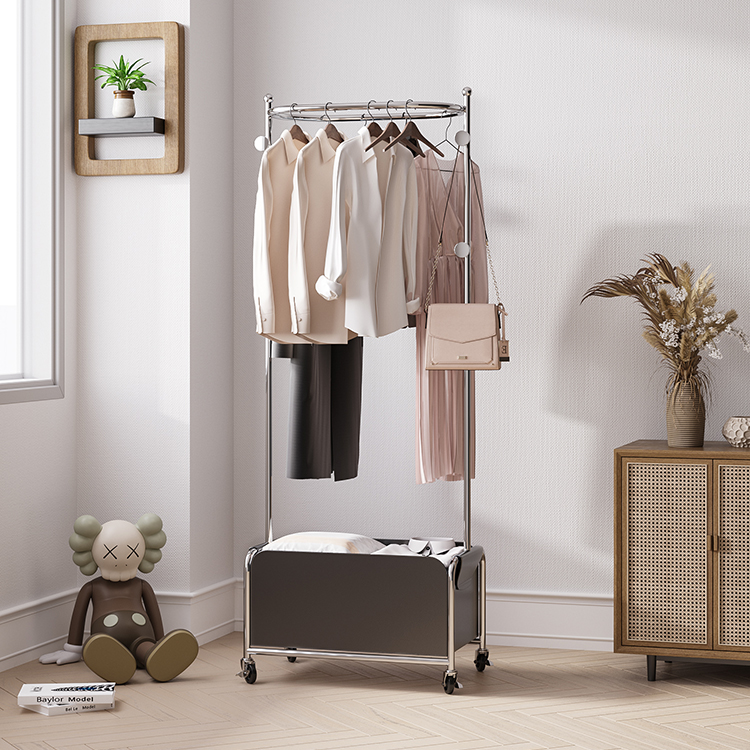 Kainice Free Standing Tree Hanging Bag Hat Jacket Umbrella Metal Clothes Gold Display Rack Hanger Stand Baskets Bins Coat Rack