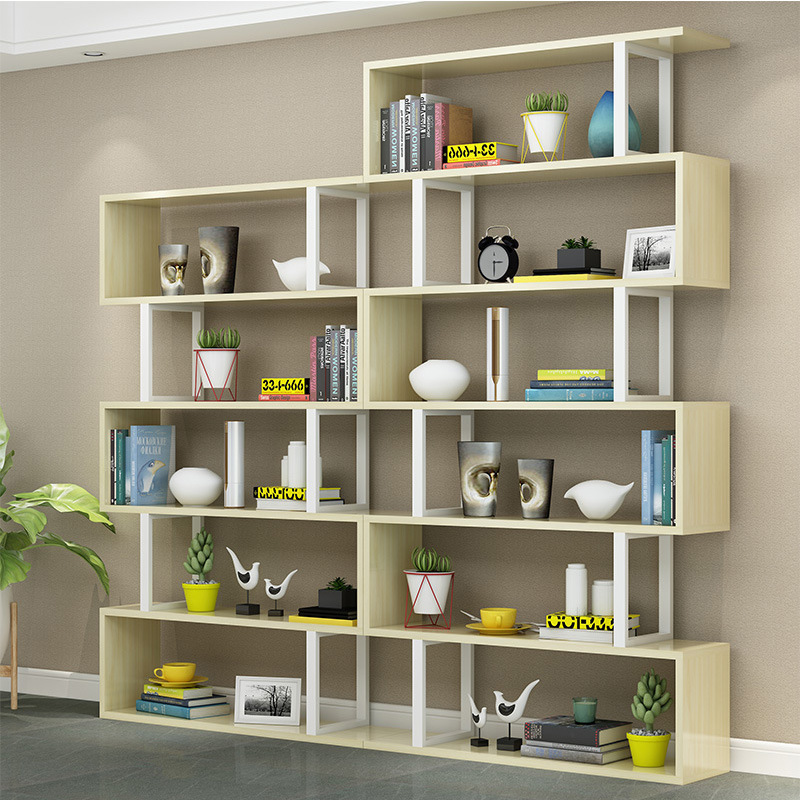 Kainice Customized storage cabinet wall shelves library book shelf bookcases for living home