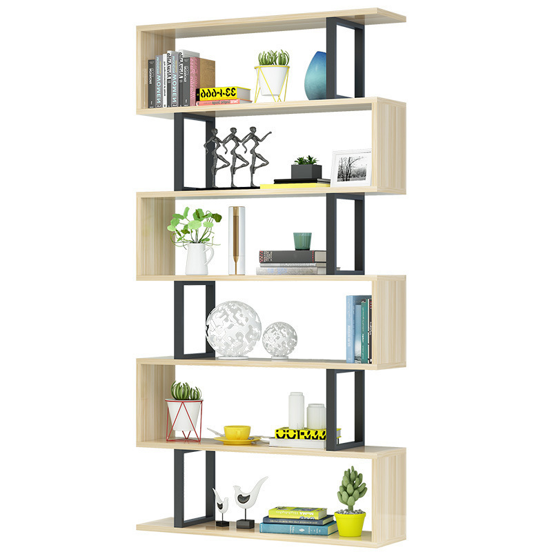 Kainice Discount bookcase ladder shelf stacking racks display shelves bookshelf for bedroom