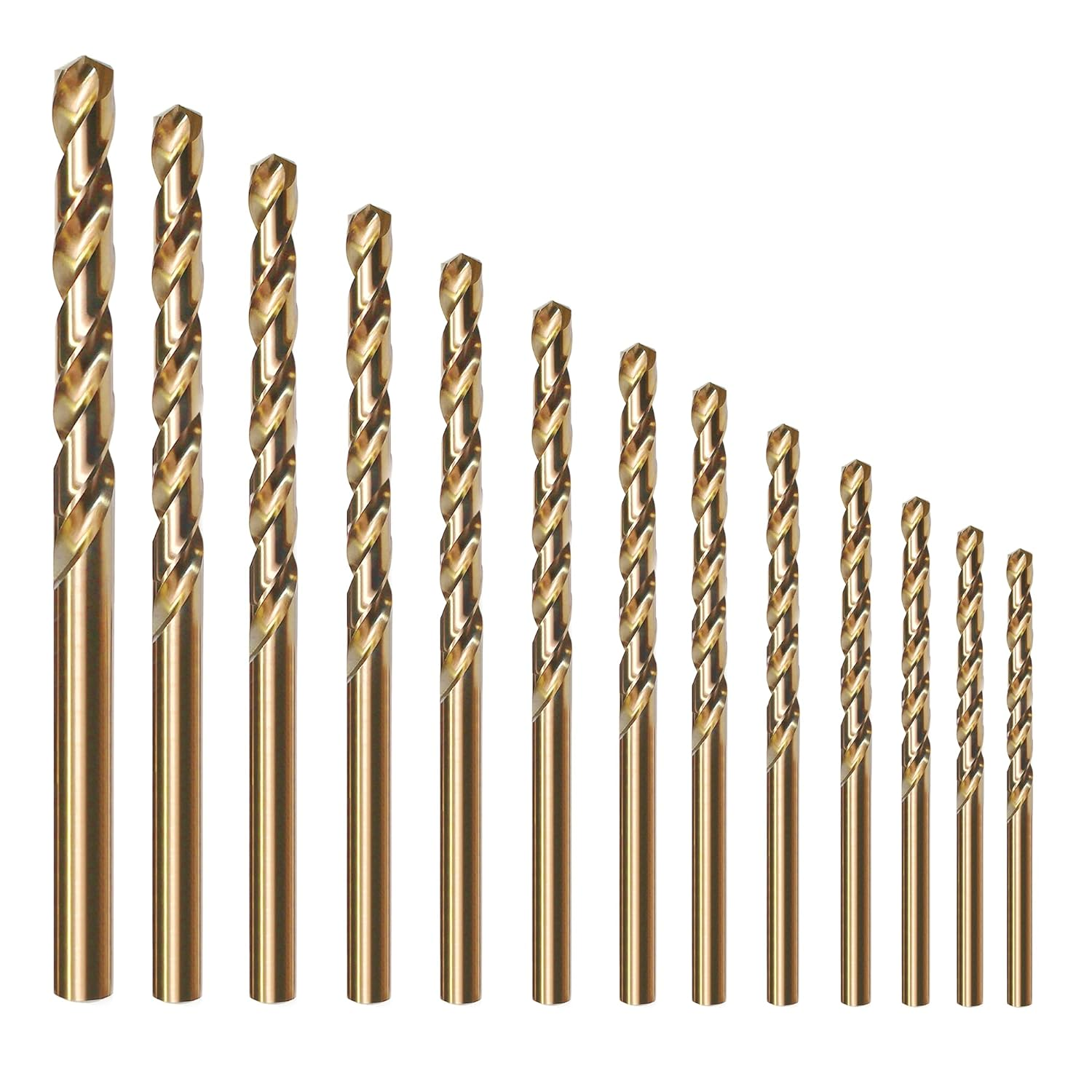 Manufacturer DIN338 Amber Metal Drill Sets High Speed Steel M35 Hss 5% Cobalt Titanium Cobalt HSS Drill Bit Set