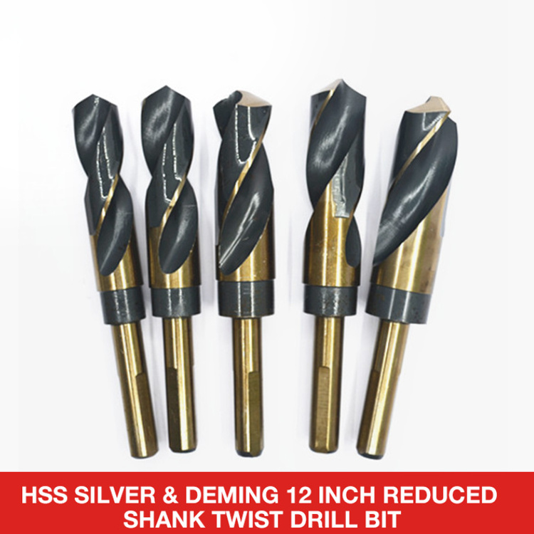 8PCS Reduce Shank  HSS Twist Drill Bit Straight Shank Twist Drill Bit High Steel Handle Twist Drill Bits