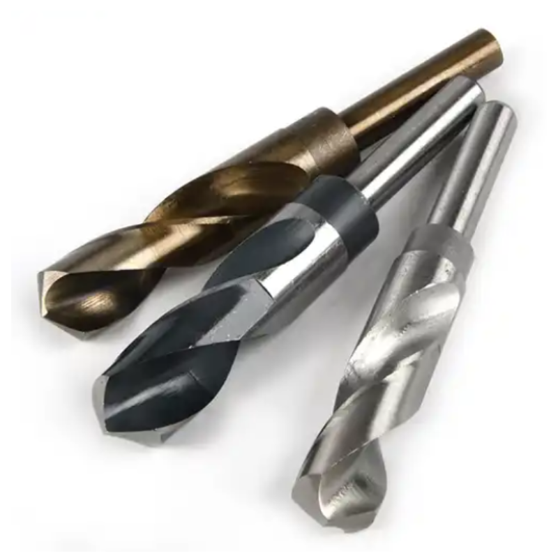 M35 Cobalt Drill Bit Set  1/2 Inch HSS Silver and Deming Reduced Shank Twist Drill Bit for Metal High Speed Steel Drill Bit