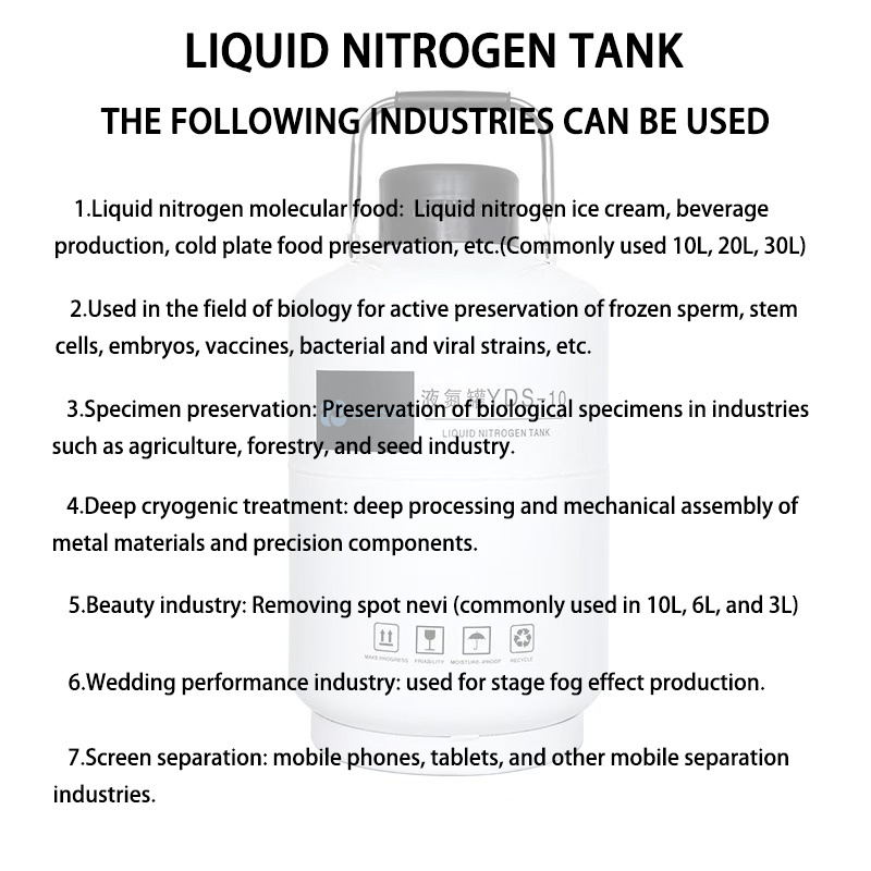 2L liquid nitrogen tank head for sale liquid nitrogen cattle semen storage tank