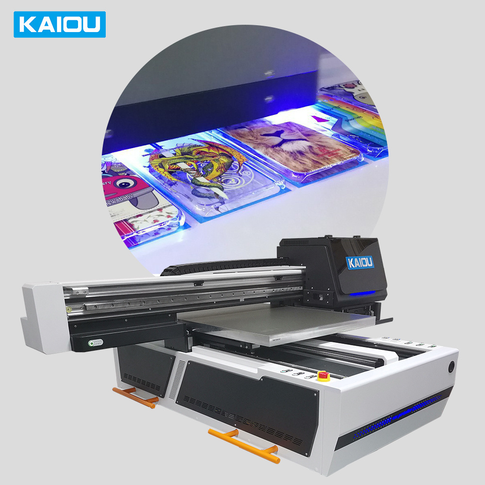 High Quality 6090 UV Printer Phone Case Glass Bottle Acrylic Printing Machine XP600/i3200 Head A1 UV Flatbed Inkjet Printers