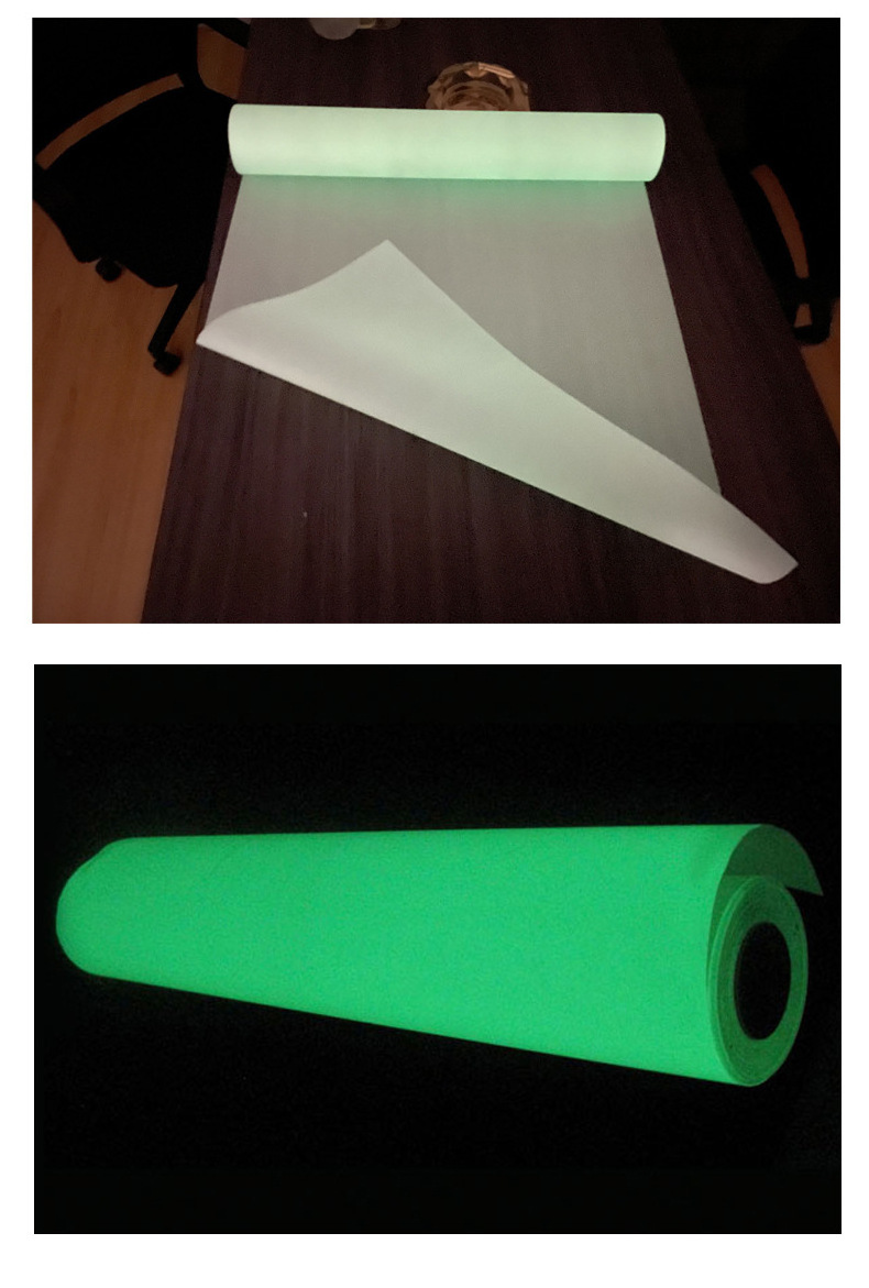 New technology heat transfers Luminescent Film a3 roll DTF PET Film Glow In the dark stickers