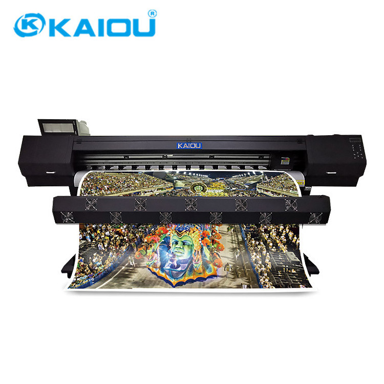 Kaiou Large format 5m 1.8 m dx11 Eco solvent printer with XP600 print head for banner T-shirt printing