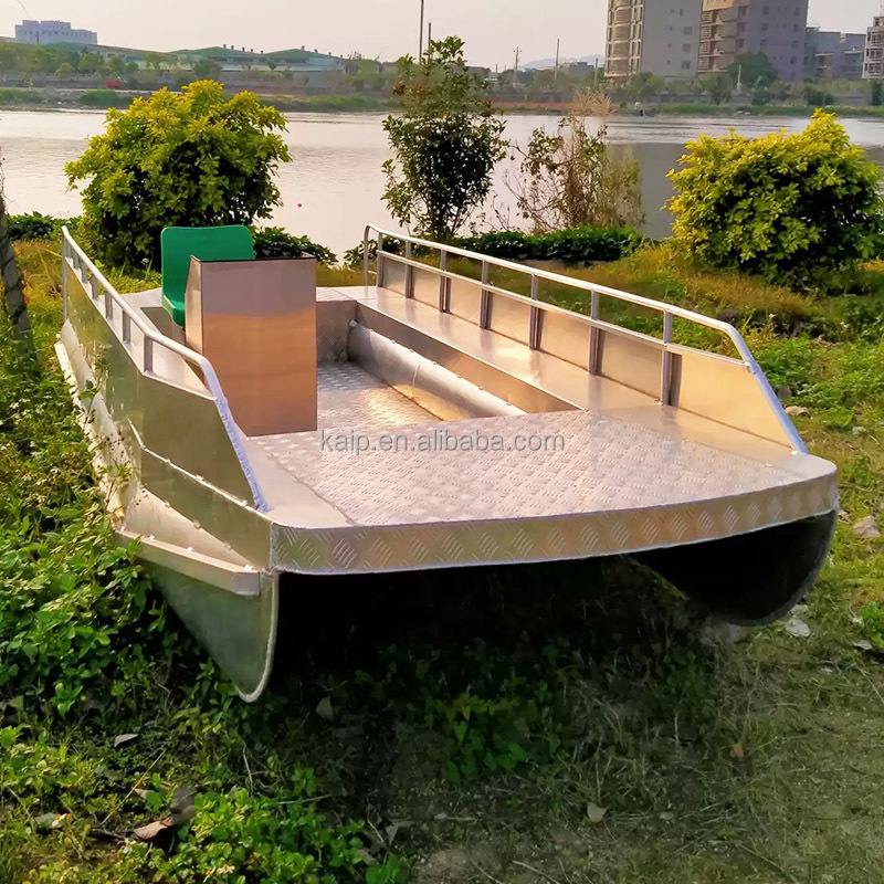 Mini Floating aluminum frame pontoons for pontoon boat frame house boat with motor parts aluminum flat bottom pontoon float