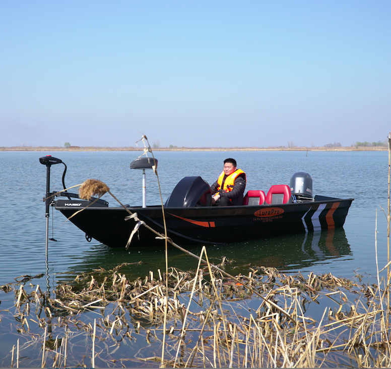 Welded Aluminum vessel 4.3m Lure boat 16 feet fishing bass boat