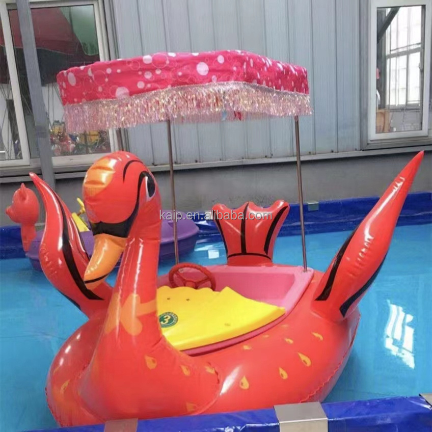 Environmentally friendly materials low carbon inflatable amusement park pool electric bumper boat kids trachea  boat for sale