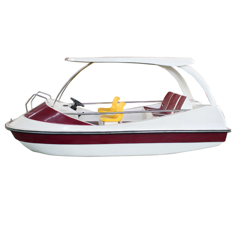 Experience Fun on the Water with Our 4-Person Pedal Boat featuring a Water Bike Pedal System and Slide