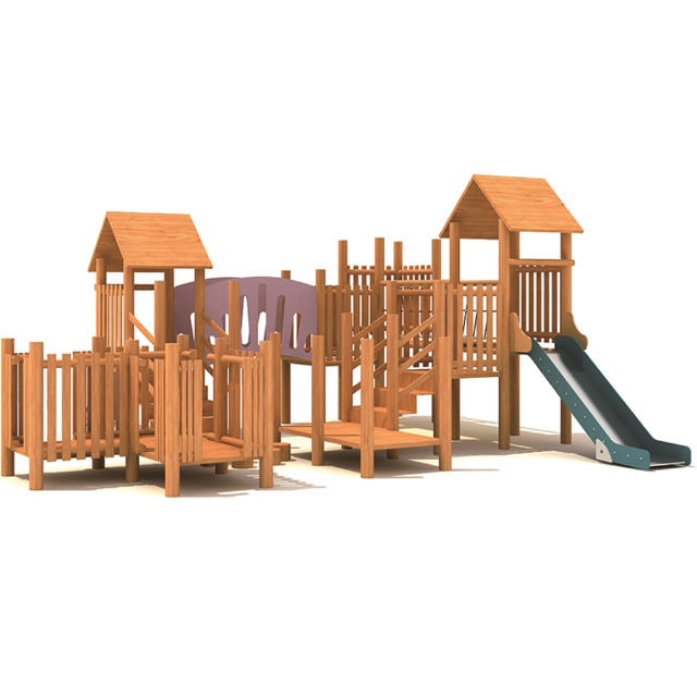 Wooden playground set kids wooden swing children playground set