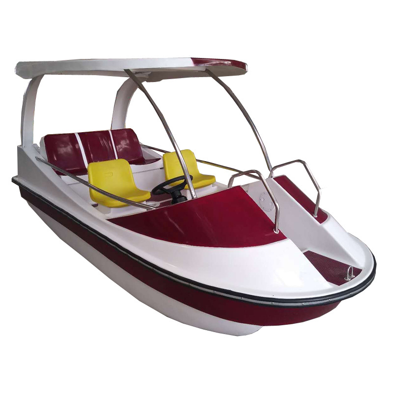 Experience Fun on the Water with Our 4-Person Pedal Boat featuring a Water Bike Pedal System and Slide