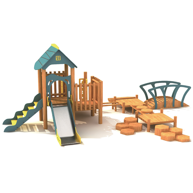 Wooden playground set kids wooden swing children playground set