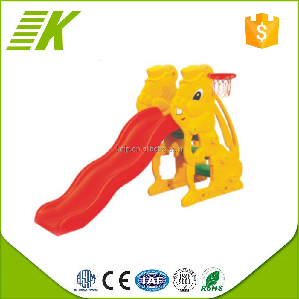 2016 new design kids indoor slide swing and slide