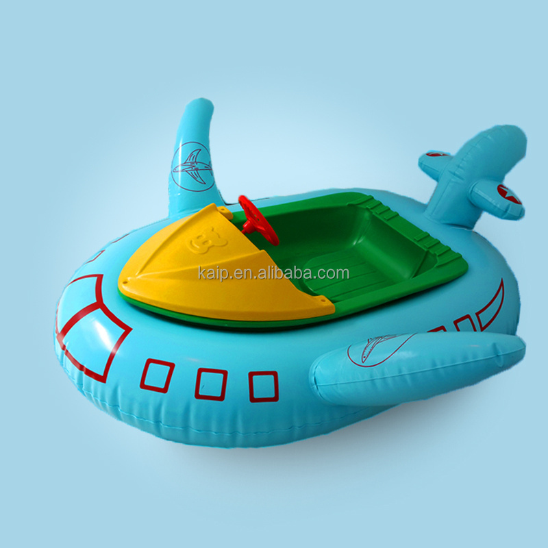 Environmentally friendly materials low carbon inflatable amusement park pool electric bumper boat kids trachea  boat for sale