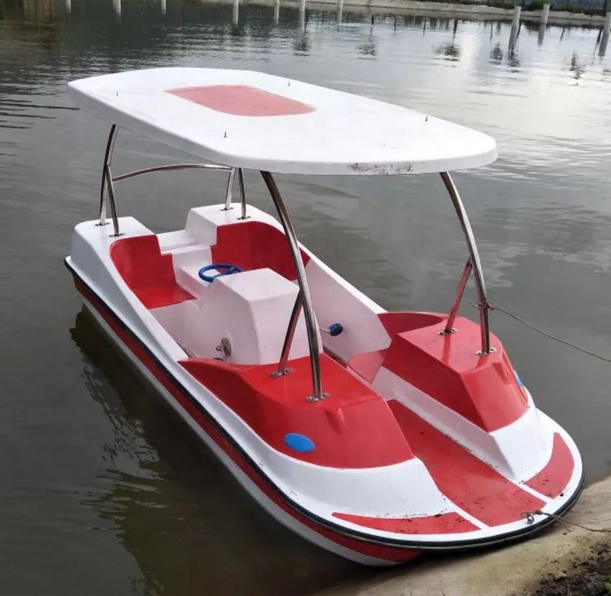 4 seats rental sea used water bike pedal boat for sale