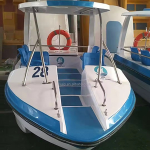 2024 new large fiberglass luxury game hovercraft solar electric boat inflatable fishing boat inflatable boat aqua mini pool