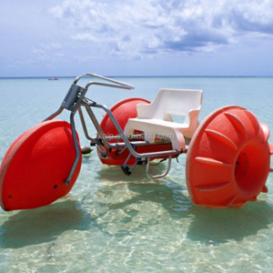 Three big wheel water pedal boat tricycle aqua cycle water trikes water tricycle for sale