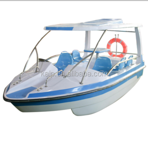 Hot sale modern fiberglass electric water pedal fishing paddle boat for sale