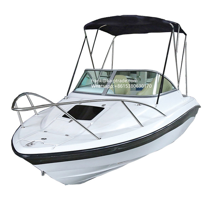 Small mini luxury boat yacht fiberglass 5.5 meter luxury fiberglass sport yacht Cruiser Fishing Yacht Boat Fiberglass